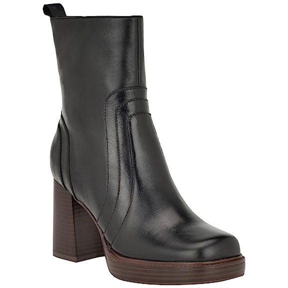 Nine West Womens' DONAD Mid Calf Boots, Black 002, 7.5