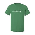 thumbnail image 2 of Classic Cursive Christian Faith Quote Inspirational/Christian Men's Graphic T-Shirt, Kelly, 3XL, 2 of 3
