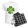 thumbnail image 4 of CafePress - Ireland Irish Clover Women's Light Pajamas - Women's Short Sleeve Print T-Shirt and Pants Light Cotton Pajama Set, 4 of 7