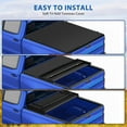 thumbnail image 3 of Soft Tri-Fold Truck Bed Cover, fitsCh-evySilverado 2019-2023,GMCSi-erra1500, 5.8FT/6.6FT Bed, Tonneau Covers for Trucks Protecting Your Cargo Truck Tonneau Covers Suitable for All Kinds of Weather, 3 of 7