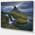 thumbnail image 2 of Beautiful Kirkjufellsfoss Waterfall - Landscape Canvas Art Print, 2 of 4
