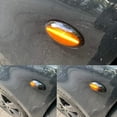 thumbnail image 2 of Luz Led para guardabarros de posición lateral, luz intermitente secuencial, lente negra, Compatible con luces de señal de giro lateral, 2 uds., 2 of 5