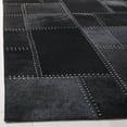 thumbnail image 4 of SAFAVIEH Studio Leather Juniper Geometric Area Rug, Black, 3' x 5', 4 of 6