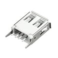 thumbnail image 3 of Unique Bargains PCB USB Connector Type-A Female Jack 4 Pin Vertical Straight Insert 5Pcs, 3 of 4