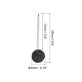 thumbnail image 2 of Uxcell Push Pins Plastic Round Head Map Tacks Thumb Steel Point, Black 500 Pack, 2 of 5
