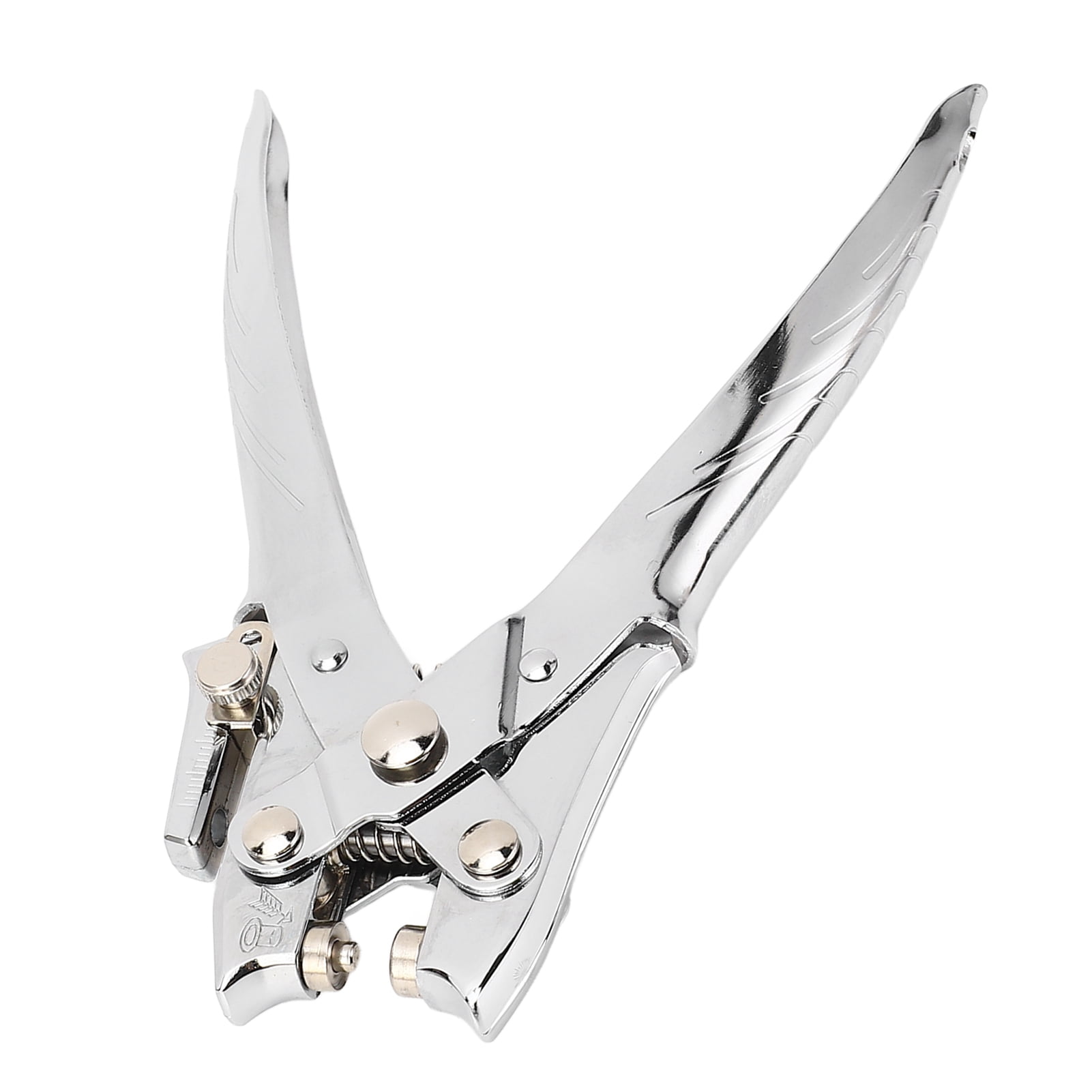 YAHHU 5mm Eyelet Hole Puncher Labor Saving Manual Grommet Pliers Punching Tool, Heavy Duty 30 Sheets Capacity For A4 Paper, Leather, Belts, And Crafts