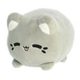 thumbnail image 5 of Aurora - Small Gray Tasty Peach - 7" Earl Grey Tea Meowchi - Enchanting Stuffed Animal, 5 of 5