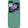 thumbnail image 2 of for Samsung Galaxy Z Flip 5 Case with Screen Protector, Ultra Thin Full Body Protective Phone Case Cover for Samsung Z Flip 5 5G FG Blackish Green, 2 of 12