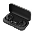 thumbnail image 2 of Wireless Earbuds Bluetooth Headphones 48hrs Play Back Sport Earphones with LED Display Over-Ear Buds with Earhooks Built-in Mic Headset for Workout - Black, 2 of 9