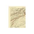 thumbnail image 3 of Topographical Map - Delaware Watergap Pennsylvania New Jersey Sheet - USGS 1893 - 23 x 29.18 - Vintage Wall Art, 3 of 5