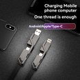 thumbnail image 3 of 4-in-1 data cable metal head two drag two PD fast, 3 of 8