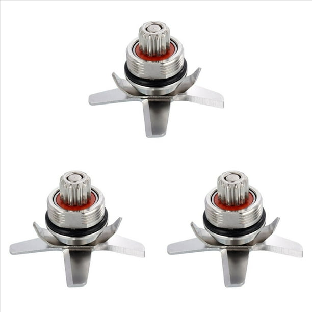 3X 767 Acero Inoxidable Endurecido Seis para Mezclar Y Cortar para TWK Cuchillo de 767 Hojas para Licuadora Pieza de Licuadora