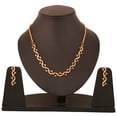 thumbnail image 2 of Sunsoul by Touchstone Glamourous Gold Plated Necklace Set for Women, 2 of 2