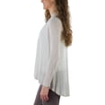 thumbnail image 6 of ToBeInStyle Women's Long Sleeve Fly Away Open Cardigan, 6 of 7