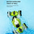thumbnail image 2 of 2.4GHz Amphibious Remote Control Car with Dual Controllers (Watch + Traditional), Blue, 2 Batteries - 2-in-1 Stunt Vehicle: Flat Racing & Rock Climbing Modes, One-Key Transformation, Auto Demo, 40M, 2 of 7