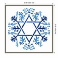 thumbnail image 3 of Amanti Art Indigo Hanukkah Collection C Framed Canvas Wall Art Print, 3 of 7