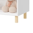 thumbnail image 6 of Sesslife 3-Tier Kids Bookshelf for Kids Room, Wooden Kids Toy Storage Organizer, Multi-functional Cute Nursery Book Shelves and Toy Storage with Display Stand for Boys Girls, White, 6 of 10