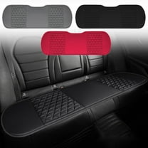 Car Rear Seat Cushion Backrest | 3D Breathable Ventilated Gel Sponge | Summer Cooling & All-Season Comfort | Fast Heat Dissipation | Universal Fit | Size 52x17.3 in | Removable | 1 Pack
