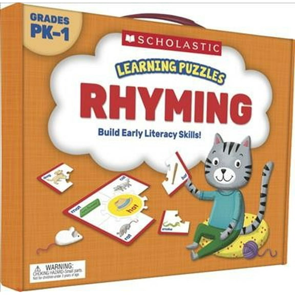 Pre-Owned SC-823973 - Learning Puzzles: Rhyming by Scholastic Teaching Resources