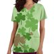 thumbnail image 1 of Blusa Casual Pullover Fiudx Mujer Manga Larga Cuello Pico Impresión Bolsillos, 1 of 3