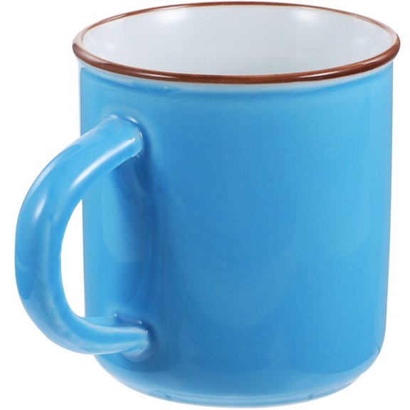 GOOHOCHY 1pc Creative Water Cup Drinking Cup Breakfast Milk Coffee Cup (Skyblue)
