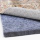 thumbnail image 1 of Forro de alfombra extragrande, almohadilla de fieltro de 1/2 8 x 10 pies de grosor para todos los pisos, mantiene las alfombras suave y segura en su, 1 of 7