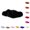Black, variant on Womens Fuzzy Mules Closed Toe Fluffy Mules Slippers Thick Sole Soft Plush Warm Indoor Outdoor Slip On Shoes