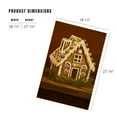 thumbnail image 3 of Lantern Press 1000 Piece Jigsaw Puzzle, Gingerbread House, Christmas Oil Painting, 3 of 5