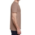 thumbnail image 2 of Jnriver Men's Short Sleeve Lightweight Heavy Cotton T-Shirt Regular-Fit Crewneck Tee for Casual Wear Gym Workout Summer Outfit - Brown Savana - 3XL, 2 of 3