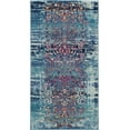 thumbnail image 2 of Nourison Vintage Kashan Persian Blue 2' x 4' Area Rug, (2x4), 2 of 8