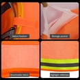thumbnail image 3 of Hard Hat, parasol LIZMOF, visera de alta visibilidad, naranja, paquete de 4, 3 of 5