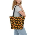 thumbnail image 6 of KLL Tote Bag for Women Orange Pumpkin Print Shopping Grocery Reusable Bags for Office School Shopping Travel, 6 of 6