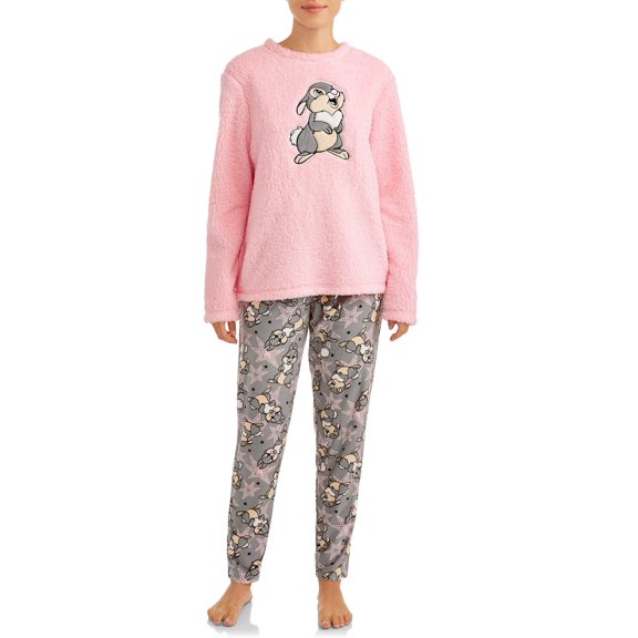 Disney Thumper Women’s and Women’s Plus 2-Piece Plush Sleep Set (AE)