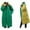 Green, variant on Women's Jackets Women's Winter Warm Water-Resistant Thickened Knee Length Lightness Hooded Goose Down Jacket Long Puffer Coat Black,M-XXXL