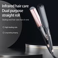 thumbnail image 3 of CNV Professional Infrared Ceramic Hair Straightener, 2-in-1 Flat Iron for Straightening and Curling, 30s Rapid Heating Styling Tool with Precision Temperature Control, 3 of 5