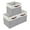 Gray, variant on Unique Bargains Storage Cube Fabric Storage Bin with Handles Khaki 11*11*11in