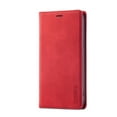 thumbnail image 3 of SaniMore for iPhone 15 Pro Max 6.7" 2023 Case, Prumiem PU Leather Wallet Kickstand Cover Magnetic Flip Design Card Slots Shockproof Anti-drop TPU Full Body Protective Shell, Red, 3 of 10