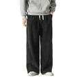 thumbnail image 1 of WEAIXIMIUNG Pantalon Habillé pour Homme Coupe Décontractée en Laine Pantalon pour Homme Coupe Ajustée Jambe Droite Pantalon Rétro Hop Jeans de Rue Pantalon, 1 of 4