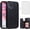 Black, variant on Asuwish Compatible with iPhone Xs X 10 10s Wallet Phone Case Tempered Glass Screen Protector and Flower Card Holder Stand Cell Cover for iPhoneX iPhoneXs iPhone10 i PhoneX SX 10x 10xs X’s Men Purple
