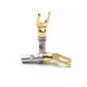 thumbnail image 5 of 8/12pcs Gold Plated Y/U Shape Banana Plugs Set Cable Wire Connector Fork Spade Speaker Banana Adapter Audio Terminals(8pcs), 5 of 5