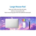 thumbnail image 6 of Cartoon Clouds Mouse Pad XL Large Gaming Mouse Pad Long Desk Pad Mousepad, 31.5 X 11.8 Inch, 6 of 6