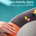 thumbnail image 2 of 2 comfortable coordinate sleeve zipper toilet cushions Simple handle toilet cushions - orange, 2 of 6
