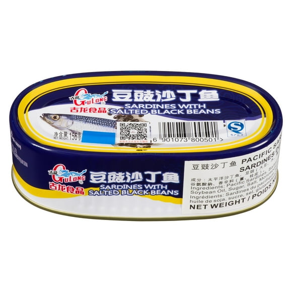 Pacific Sardines with Salted Black Beans, 156g