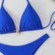 thumbnail image 5 of Traje de baño de 2 piezas para mujer, trajes de baño para mujer, bikini de cintura alta con cordón ajustable, traje de baño dividido para mujer, 5 of 7