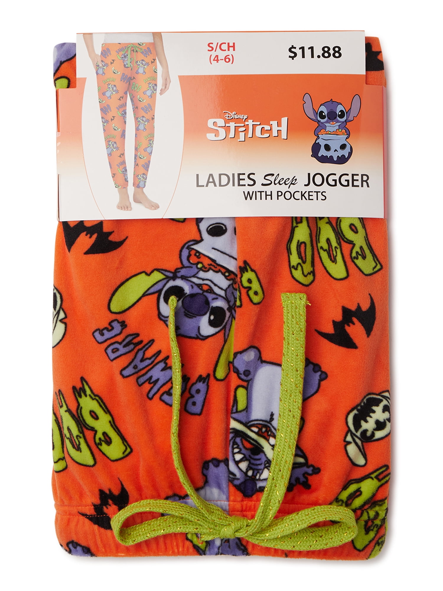 Briefly Stated Women’s Disney Stitch Halloween Jogger Sleep Pants