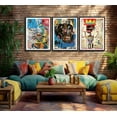 thumbnail image 3 of Póster Donahue Art Modern Abstract Graffiti 40 x 60 cm x 3, 3 of 8