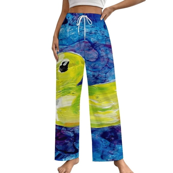 Bunch of Rubber Ducks Pajama Pants Comfortable Elastic Waist Pajamas Fashion Sleepwear Bottoms Plus Size Homewear