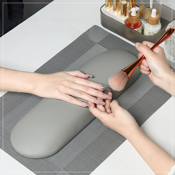 opvise 1 Set Nail Hand Rest High Stability Holding Arms Lightweight Nail Pillow Supportable Desktop Stand Mat Arm Tools for Female