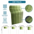 thumbnail image 6 of Green Wood Grain Table Runner - 36 Inch Long Ombre Rustic Retro Wooden Plank Cotton and Linen Blended Dress Scarves Farmhouse Table Runner for Kitchen Dining, Coffee Table, 13" x 36", 6 of 8