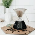 thumbnail image 4 of Pour-over Coffee Maker 17oz/0.5L Stainless-Steel Filter Clear Precision Measuring Cup & Carafe, 4 of 8
